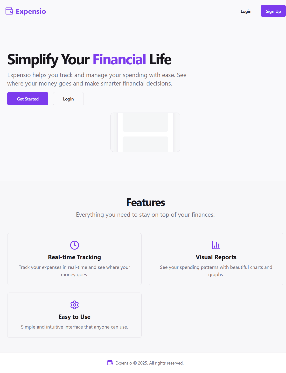 Expensio - Simple Expense Tracker
