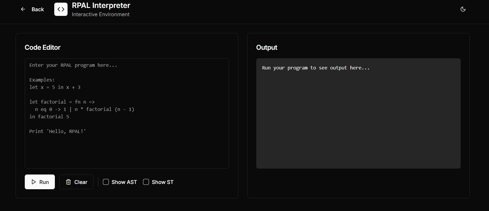 REPL Interface