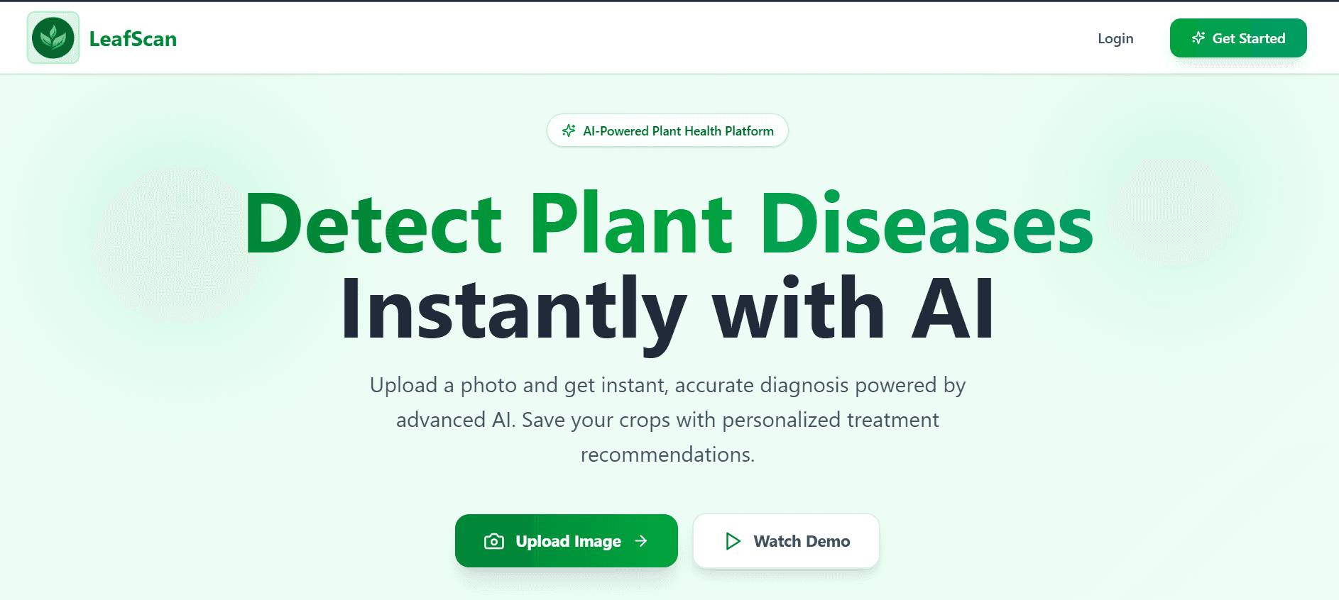LeafScan - Plant Disease Detection and Care Advisory System
